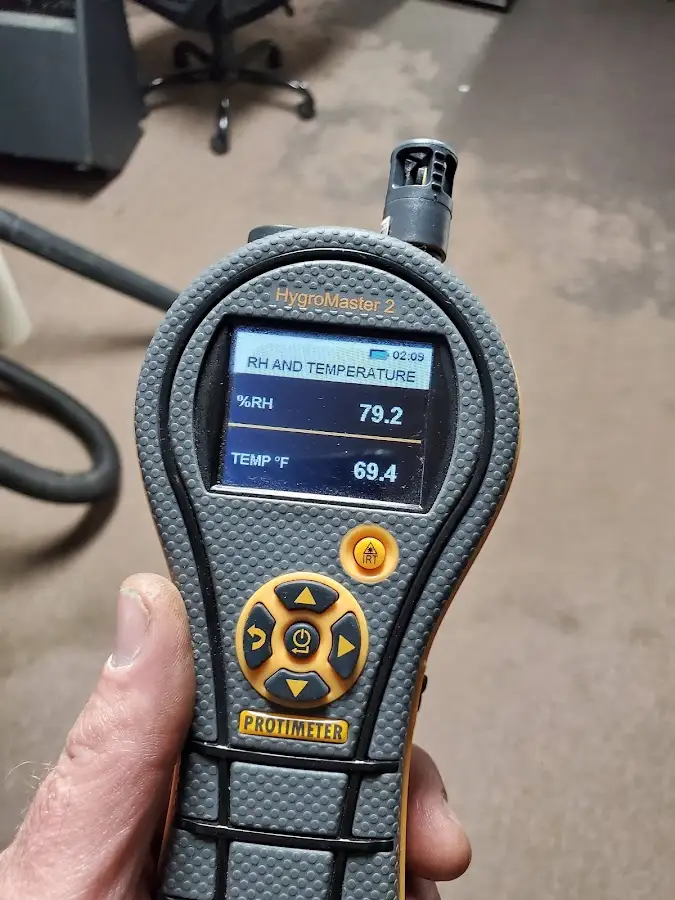 Moisture meter humidity assessment for Fire & Smoke Damage Restoration in Talladega